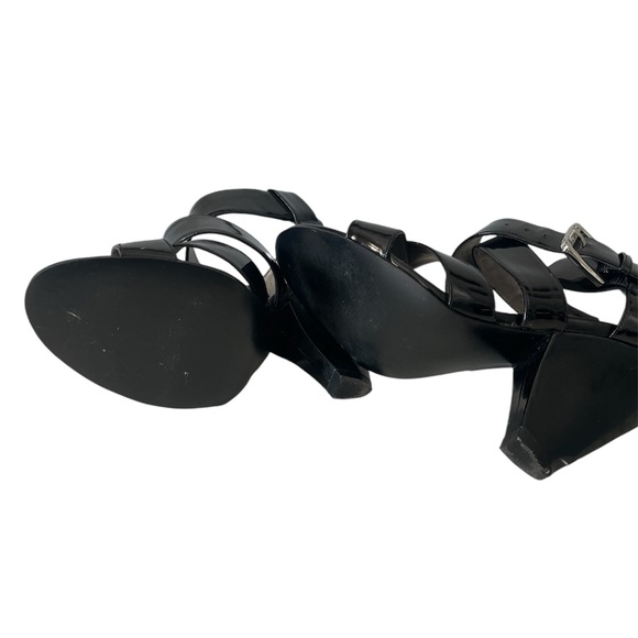 Guess Gladiator Black Patent Leather Sandals Sz 6.5 - Picture 6 of 6